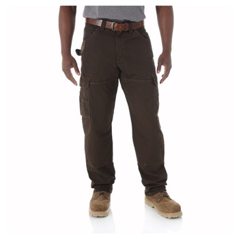 Dark Brown Riggs Workwear by Wrangler Ripstop Ranger Pant - 3W060